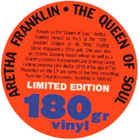 ARETHA FRANKLIN - The Queen Of Soul (Best Of The Columbia Years) - LP - 180g Vinyl [SEP 20]