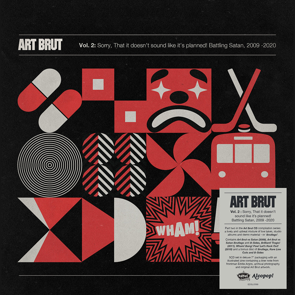 ART BRUT - Sorry That It Doesn’t Sound Like It’s Planned! Battling Satan, 2009 -2020 (with SIGNED Art Print) - 5CD Box Set [MAR 28]