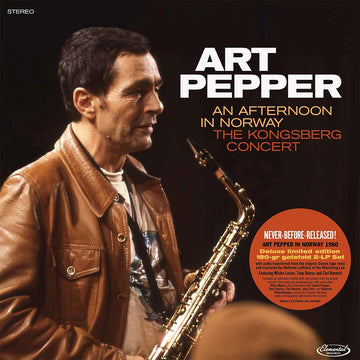 ART PEPPER - An Afternoon in Norway: The Kongsberg Concert - 2LP - Deluxe Gatefold 180g Vinyl [MAY 9]
