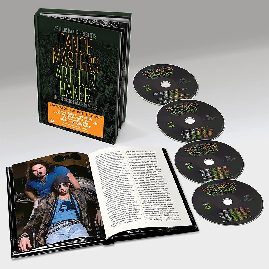 VARIOUS - Arthur Baker Presents Dance Masters - Arthur Baker (The Classic Dance Remixes) - 4CD - Mediabook