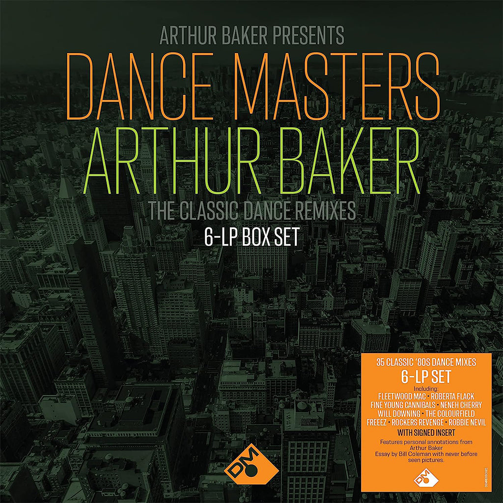 VARIOUS - Arthur Baker Presents Dance Masters - Arthur Baker (with SIGNED Insert) - 6LP - Black Vinyl Box Set