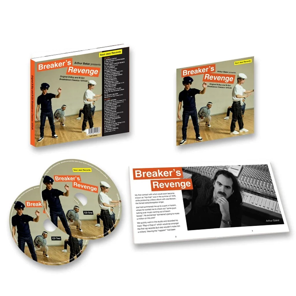 VARIOUS - Arthur Baker presents Breaker’s Revenge (Original B-Boy and B-Girl Breakdance Classics 1970-84) - 2CD