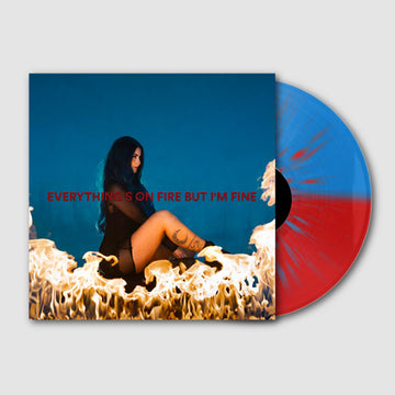 AS DECEMBER FALLS - Everything's On Fire But I'm Fine (with Alternate Cover Art) - LP - Blue & Red Split Splatter Colour Vinyl [AUG 15]