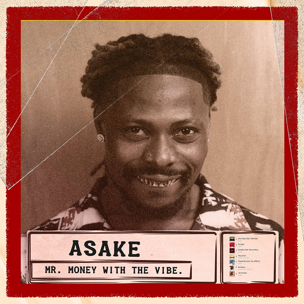 ASAKE - Mr. Money With The Vibe - LP - Bone Colour with Red Splatter Vinyl [NOV 10]