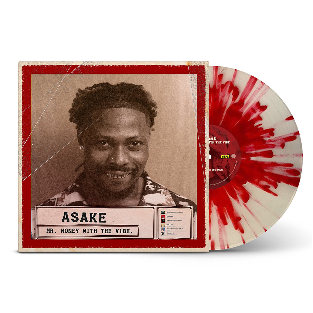 ASAKE - Mr. Money With The Vibe - LP - Bone Colour with Red Splatter Vinyl [NOV 10]