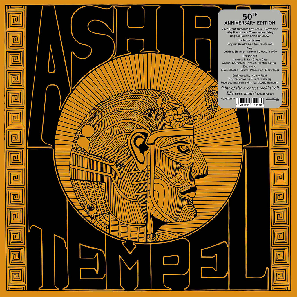 ASH RA TEMPEL - Ash Ra Tempel - 50th Anniversary Edition (w/ A2 Poster) - LP - Transparent Vinyl
