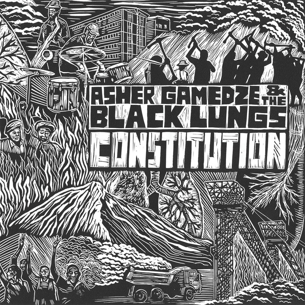 ASHER GAMEDZE & THE BLACK LUNGS - Constitution - 2LP - Black Vinyl [AUG 30]