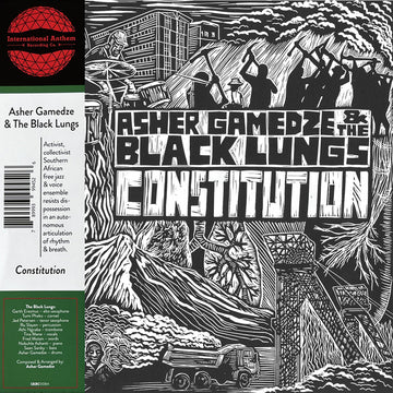 ASHER GAMEDZE & THE BLACK LUNGS - Constitution - 2LP - Black Vinyl