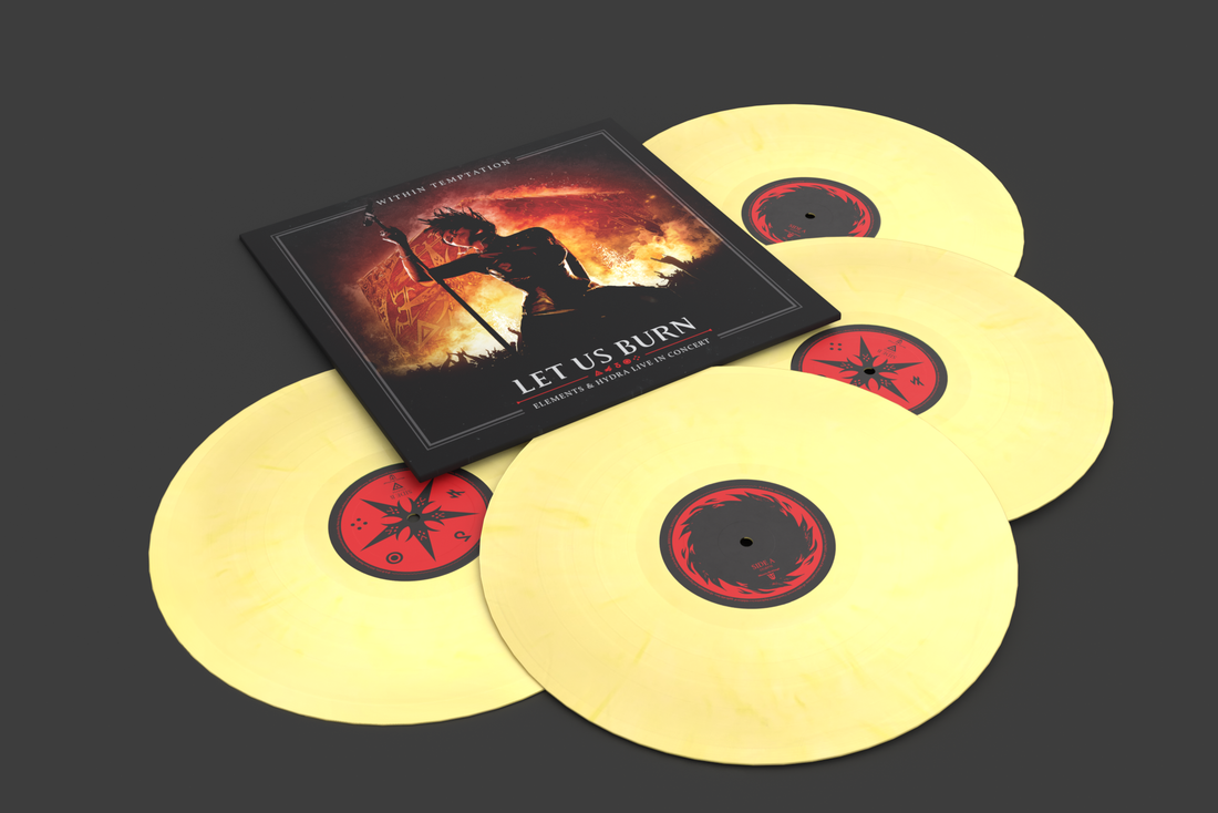 WITHIN TEMPTATION - Let Us Burn: Elements & Hydra Live In Concert - 4LP - White & Yellow Marbled Vinyl [OCT 17]