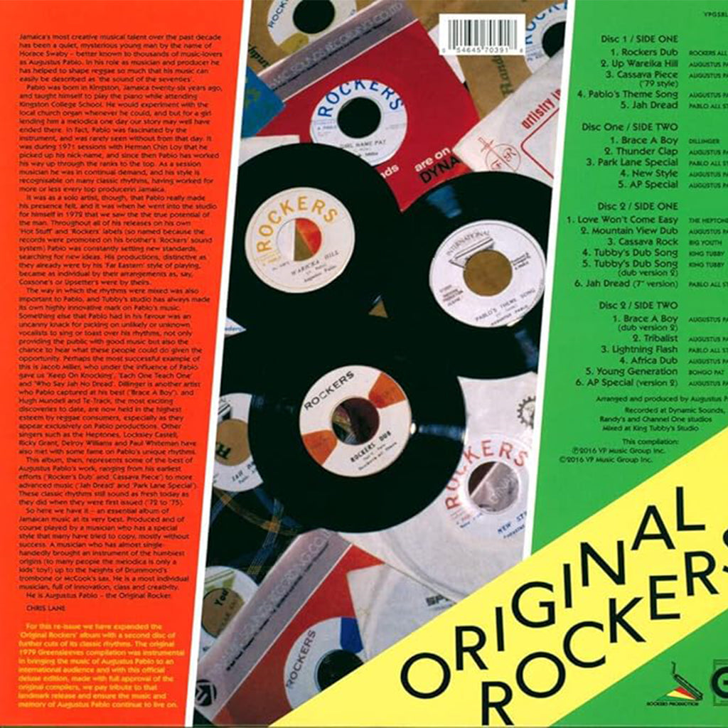 AUGUSTUS PABLO - Original Rockers - 2LP - Vinyl