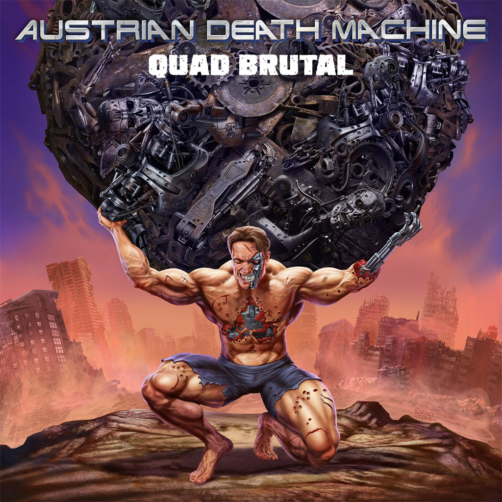 AUSTRIAN DEATH MACHINE - Quad Brutal - LP - Blue Vinyl