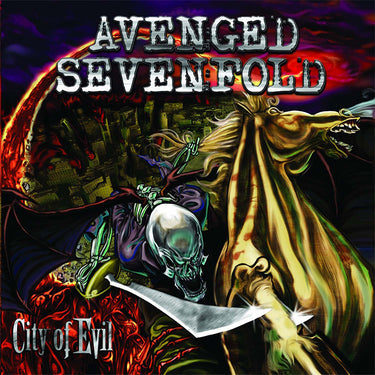 AVENGED SEVENFOLD - City Of Evil (20th Anniversary Edition) - 2LP - Red Velvet Blend Colour Vinyl