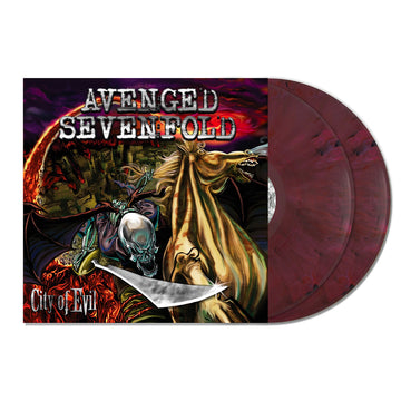 AVENGED SEVENFOLD - City Of Evil (20th Anniversary Edition) - 2LP - Red Velvet Blend Colour Vinyl [AUG 15]