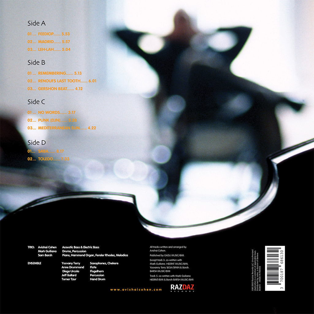 AVISHAI COHEN TRIO & ENSEMBLE - At Home (20th Anniversary Edition) - 2LP - Gatefold 180g Vinyl [FEB 21]