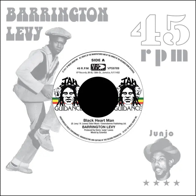 BARRINGTON LEVY - Black Heart Man - 7" - Vinyl