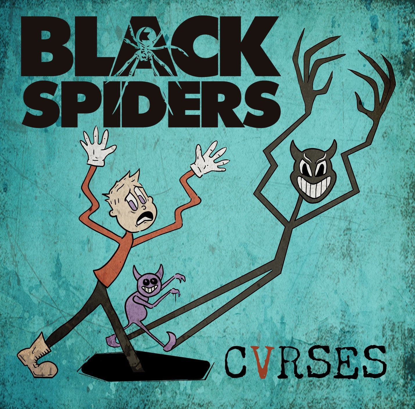 BLACK SPIDERS - Cvrses - LP - Black & White Vinyl [FEB 28]