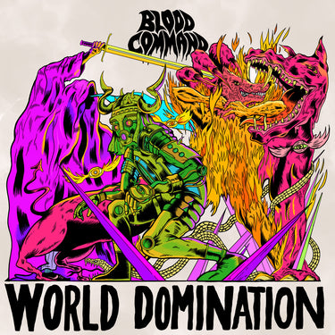 BLOOD COMMAND - World Domination - LP - Glow in the Dark Vinyl