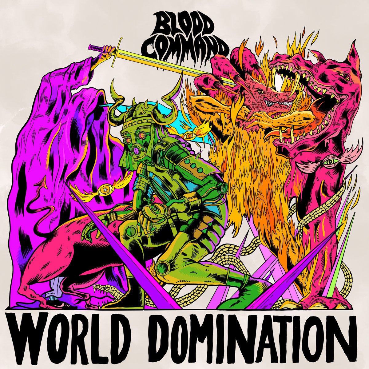 BLOOD COMMAND - World Domination - LP - Glow in the Dark Vinyl [JUN 14]
