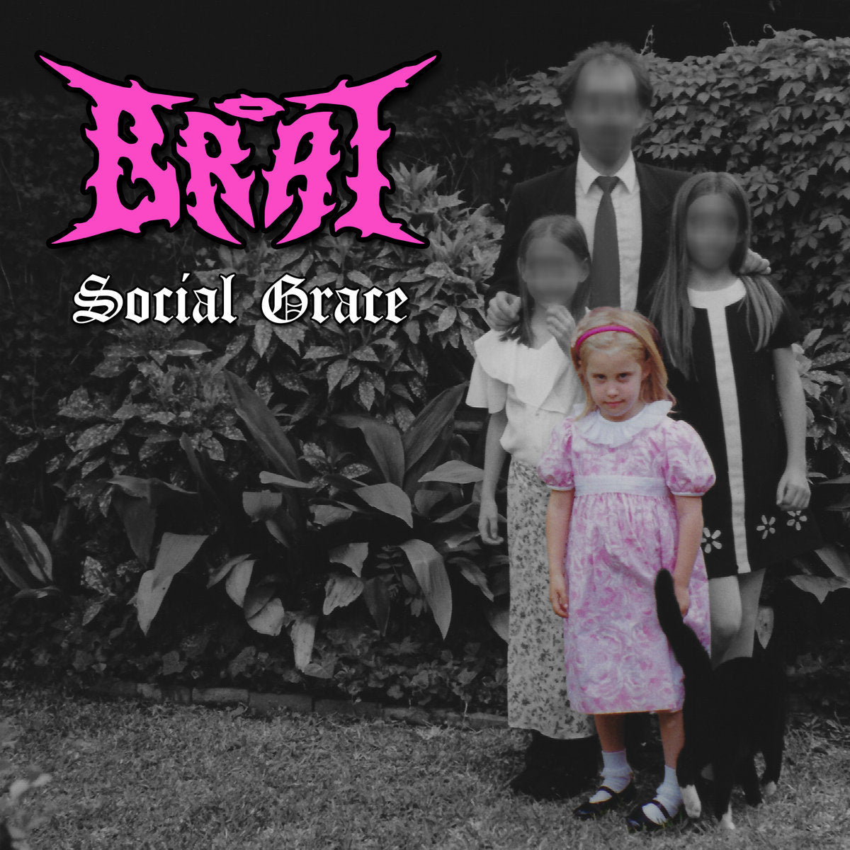 BRAT - Social Grace - LP - White & Pink Splatter Vinyl