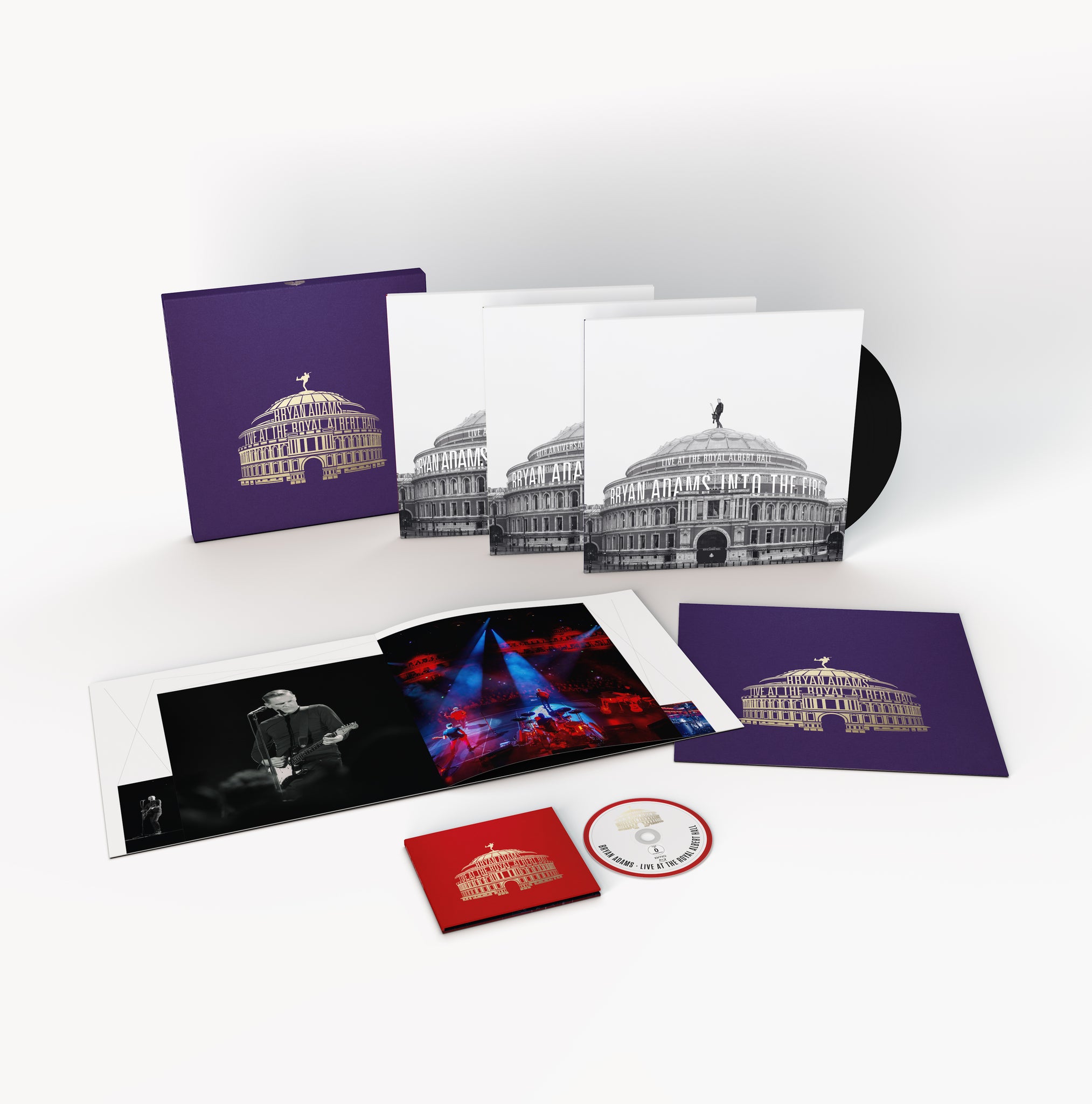 BRYAN ADAMS - Live At The Royal Albert Hall - 4LP + Blu-Ray Boxset - Vinyl [DEC 8]