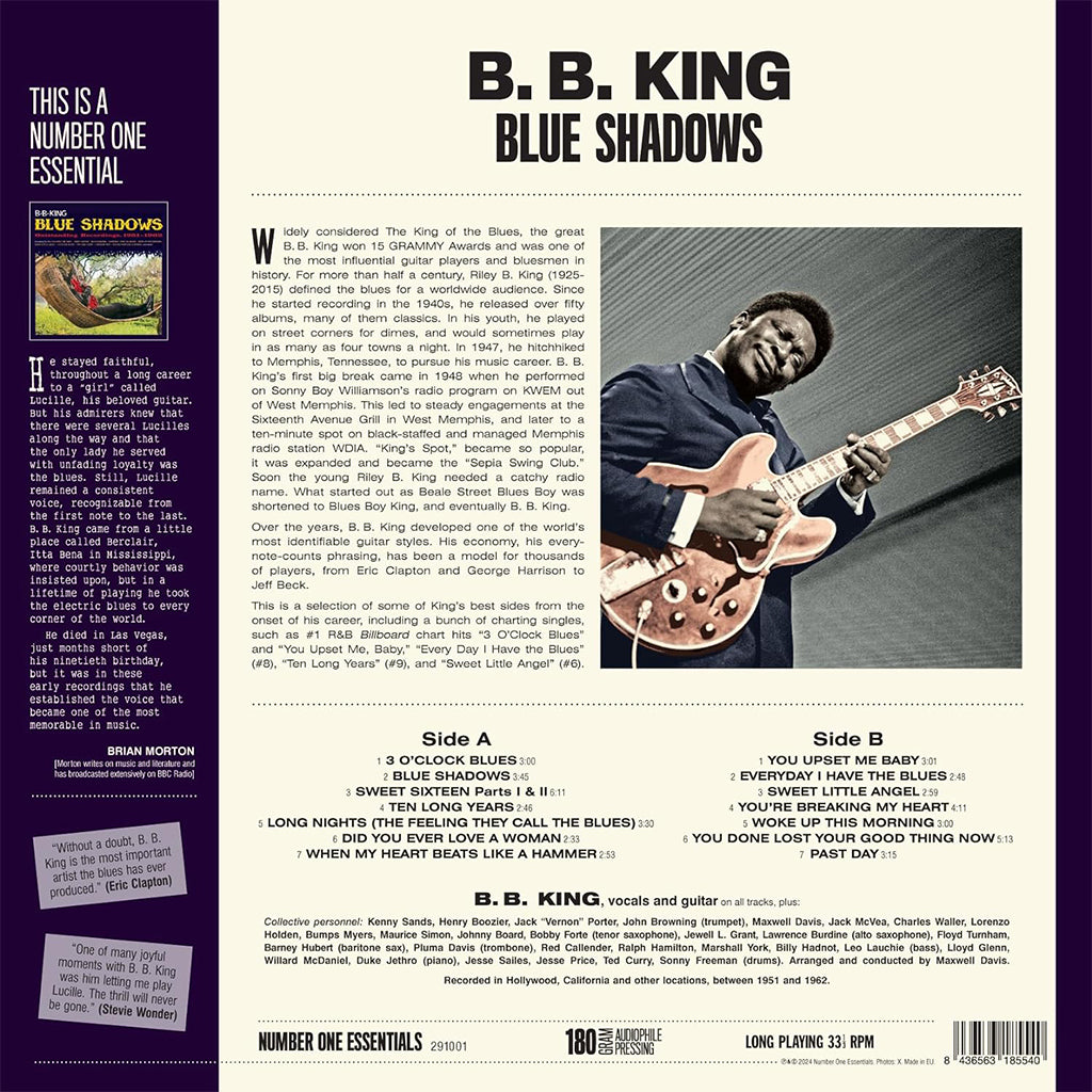 B.B. KING - Blue Shadows - LP - 180g Vinyl