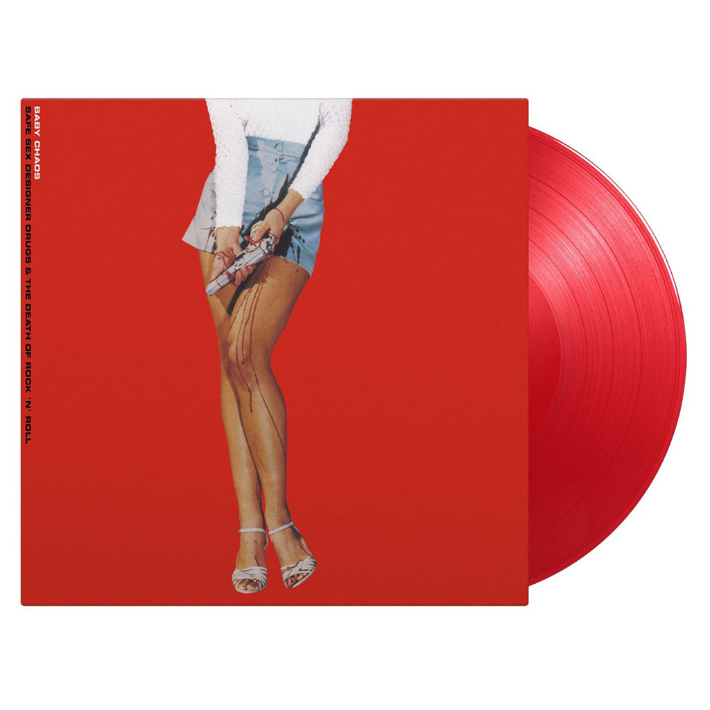 BABY CHAOS - Safe Sex Designer Drugs & The Death Of Rock 'n Roll (2024 Reissue) - LP - 180g Red Vinyl