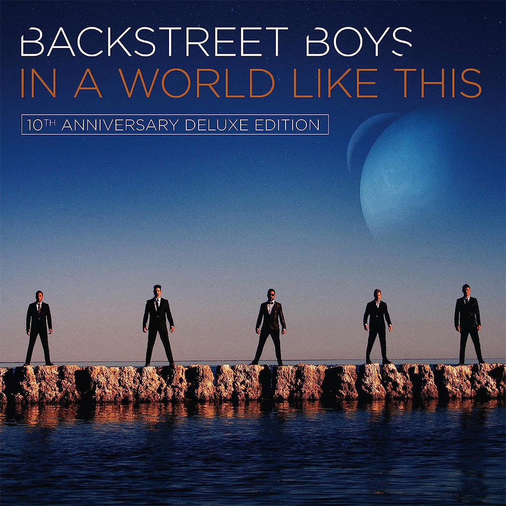 BACKSTREET BOYS - In A World Like This (10th Anniversary Deluxe Edition) - 2LP - Blue / Yellow Vinyl