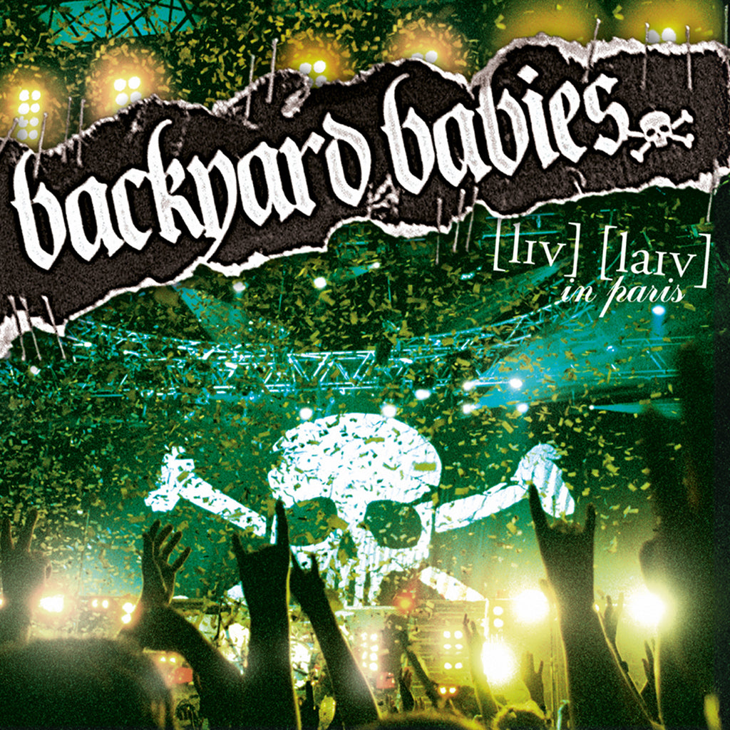BACKYARD BABIES - Live Live In Paris (20th Anniversary Edition) - LP - 180g Yellow and Black Marble Vinyl [NOV 28]