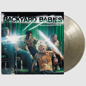 BACKYARD BABIES - Making Enemies Is Good (25th Anniversary Edition) - LP - 180g Silver and  Black Marbled Vinyl [JAN 30]