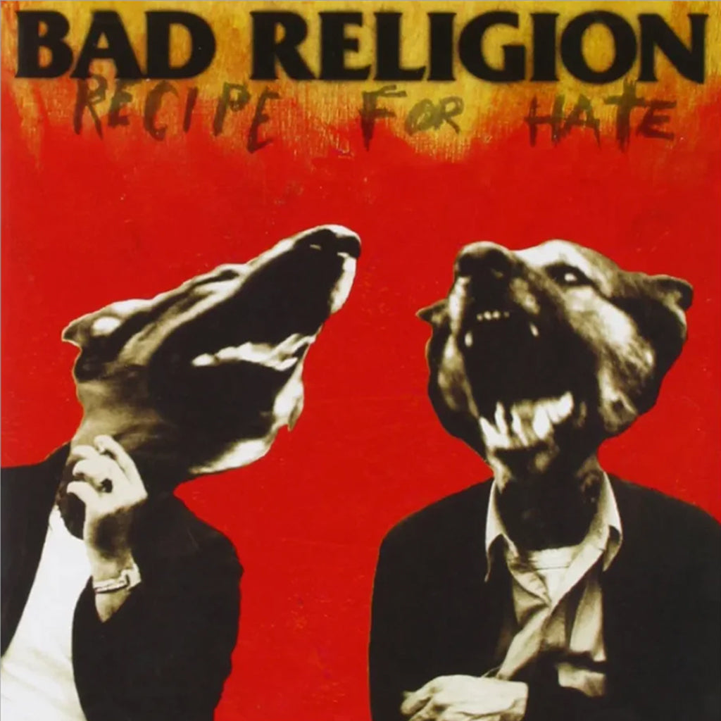 BAD RELIGION - Recipe For Hate - 30th Anniversary Edition - LP - Red with Black Smoke Coloured Vinyl