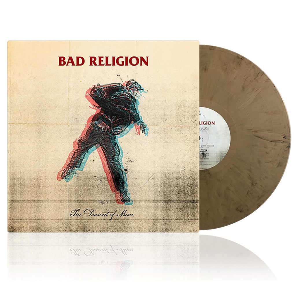 BAD RELIGION - The Dissent Of Man (Repress) - LP - Gold & Black Marbled Vinyl [MAY 31]