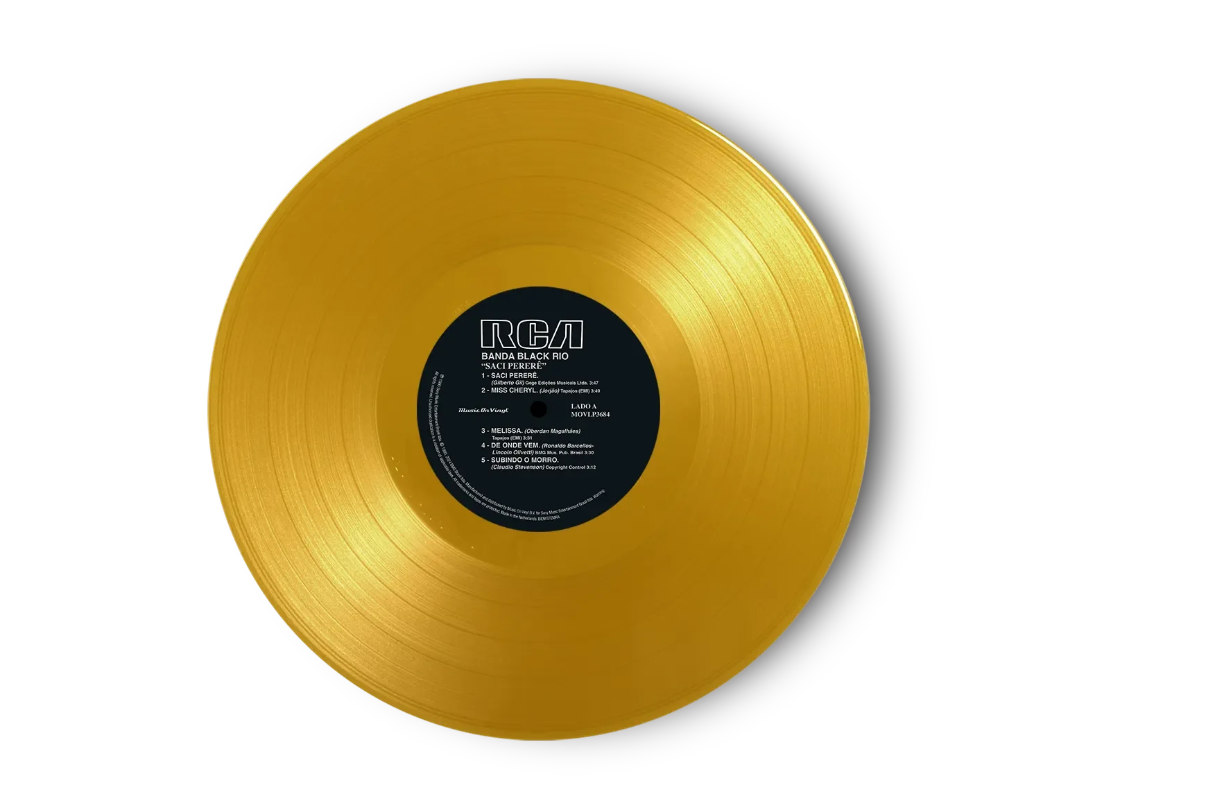 BANDA BLACK RIO - Saci Pererê (2024 Reissue) - LP - 180g Yellow Vinyl [JUN 7]