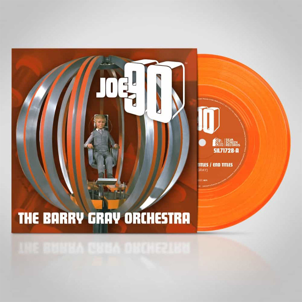 THE BARRY GRAY ORCHESTRA - Joe 90 - Theme (Main Title / End Titles)  - 7" - Fluorescent Orange Vinyl