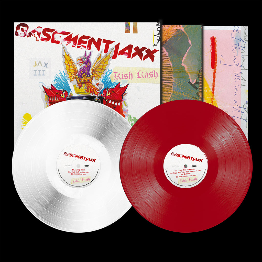 BASEMENT JAXX - Kish Kash (2023 Reissue) - 2LP - Red / White Vinyl [SEP 22]