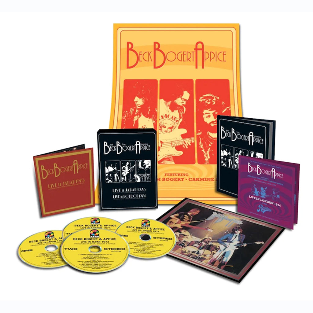 BECK, BOGERT AND APPICE - Live 1973 & 1974 (Deluxe) - 4CD Box Set