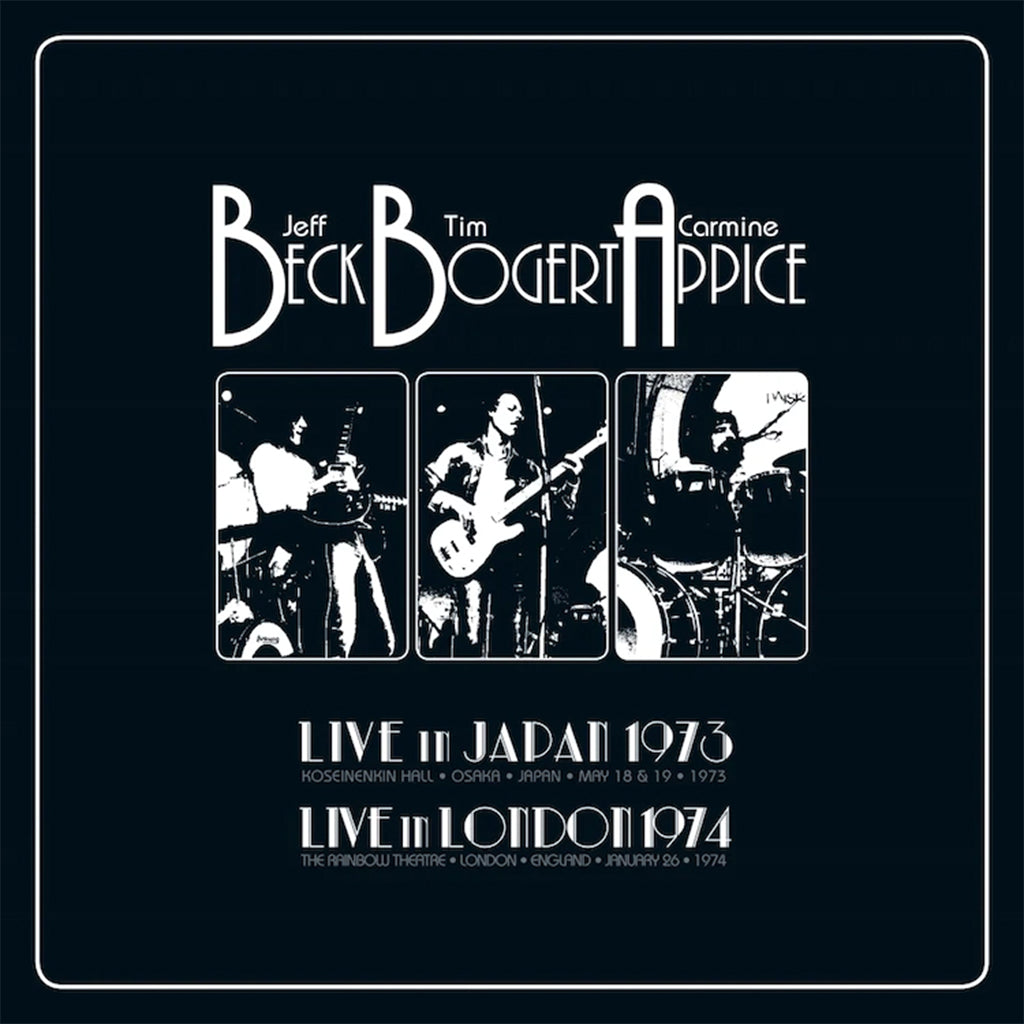 BECK, BOGERT AND APPICE - Live 1973 & 1974 (Deluxe) - 4LP - Black Vinyl Box Set