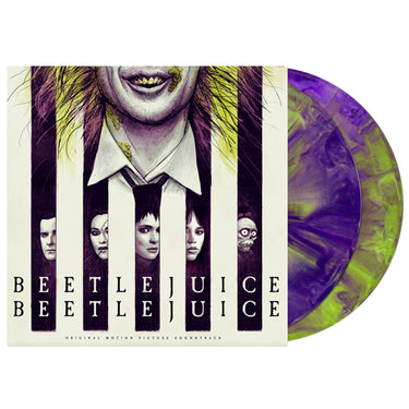 VARIOUS - Beetlejuice Beetlejuice - Original Soundtrack (with Art Print and 'Sandworm' Etching) - 2LP - Green & Purple Hand Pour Coloured Vinyl [NOV 22]