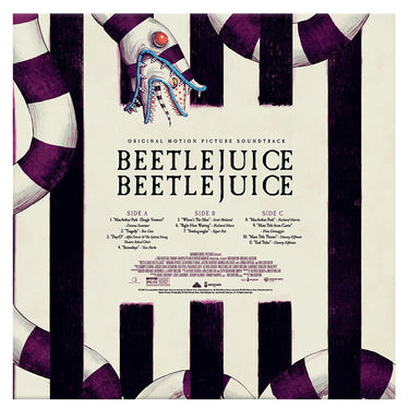 VARIOUS - Beetlejuice Beetlejuice - Original Soundtrack (with Art Print and 'Sandworm' Etching) - 2LP - Green & Purple Hand Pour Coloured Vinyl [NOV 22]