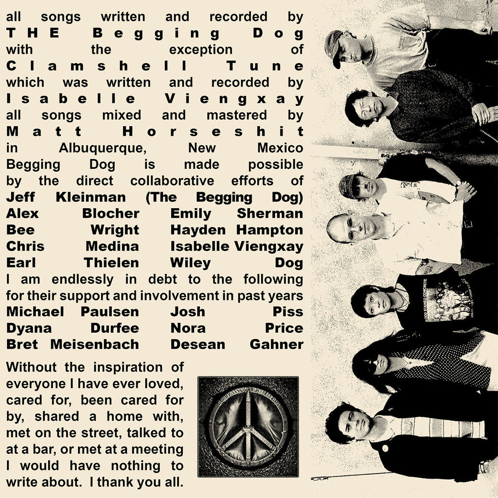 BEGGING DOG - DEMO 1 - LP - Black Vinyl [DEC 12]