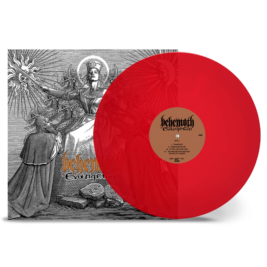 BEHEMOTH - Evangelion (2024 Reissue) - LP - Transparent Red Vinyl
