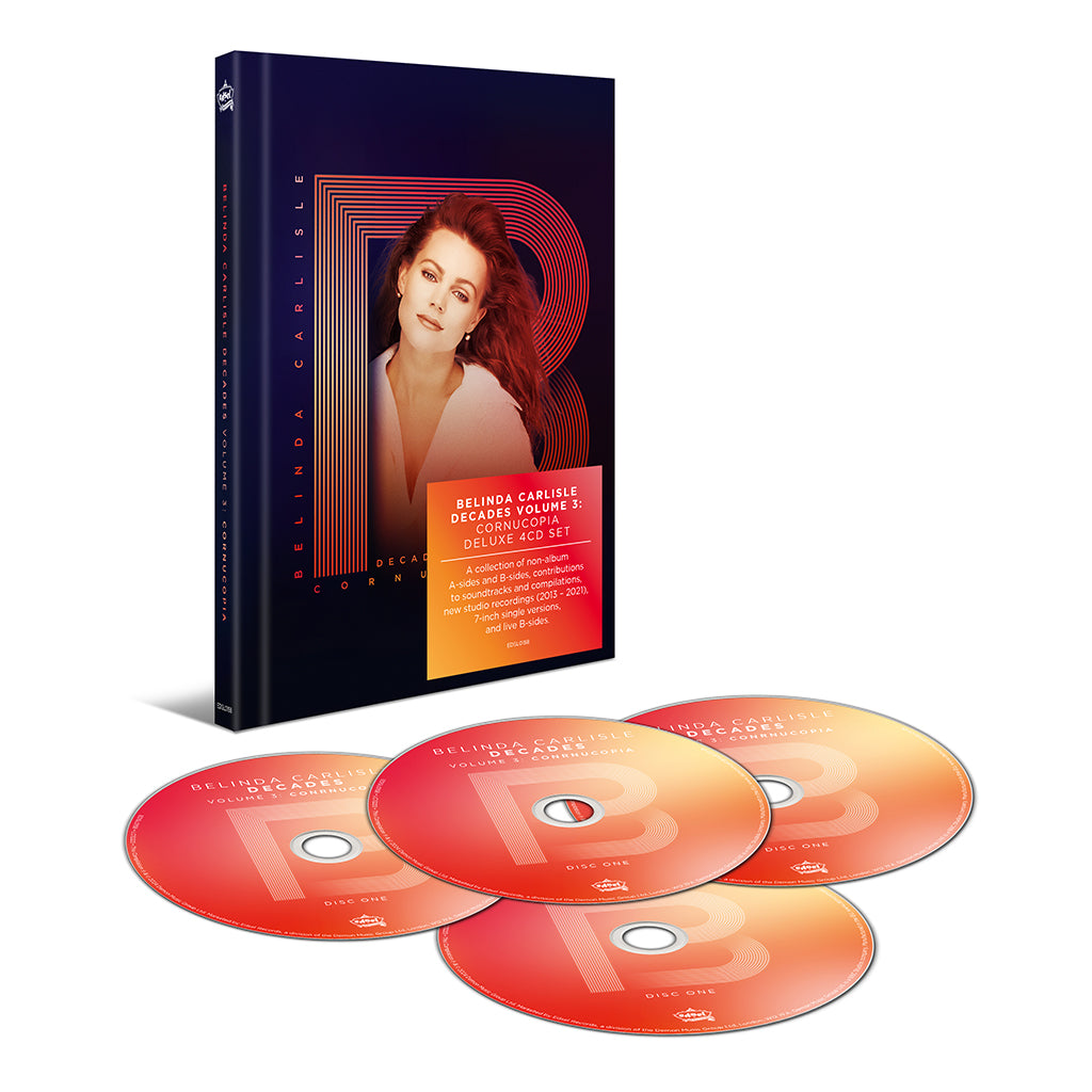 BELINDA CARLISLE - Decades Volume 3: Cornucopia - Deluxe 4CD Set Media Book [MAY 3]