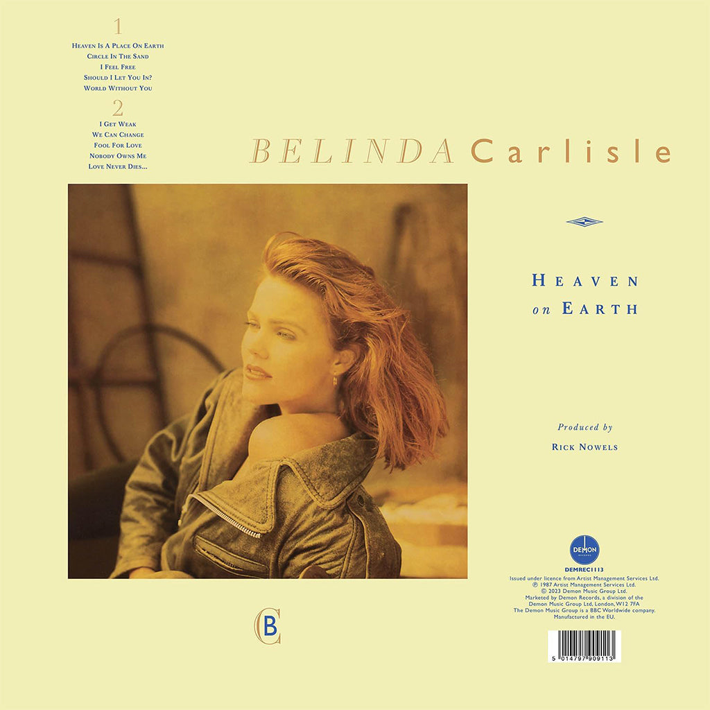 BELINDA CARLISLE - Heaven On Earth (Half Speed Master Edition) - LP - 180g Vinyl