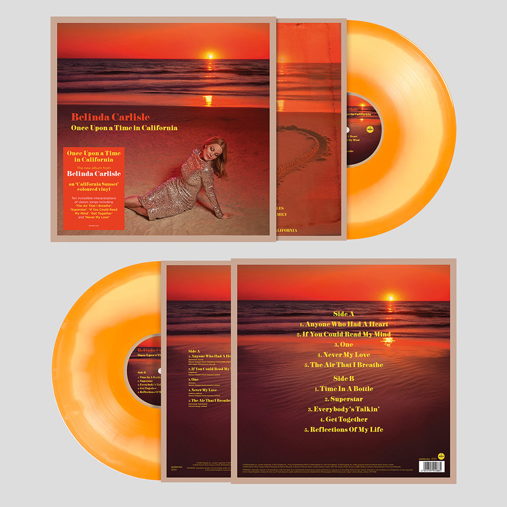 BELINDA CARLISLE - Once Upon A Time In California - LP - ’Californian Sunset’ Coloured Vinyl [AUG 29]
