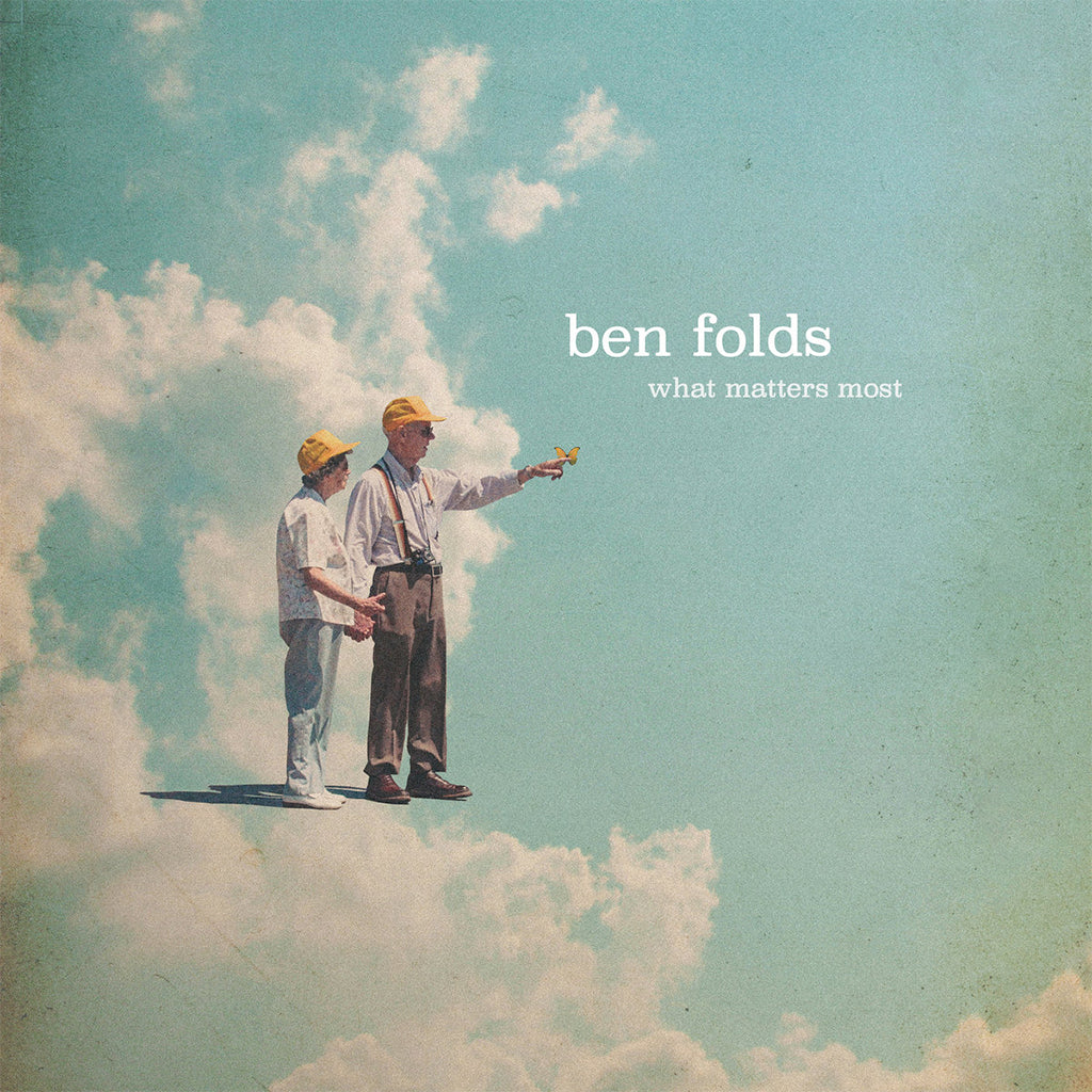 BEN FOLDS - What Matters Most (SIGNED Copy) - LP - Gatefold Seaglass Blue Vinyl