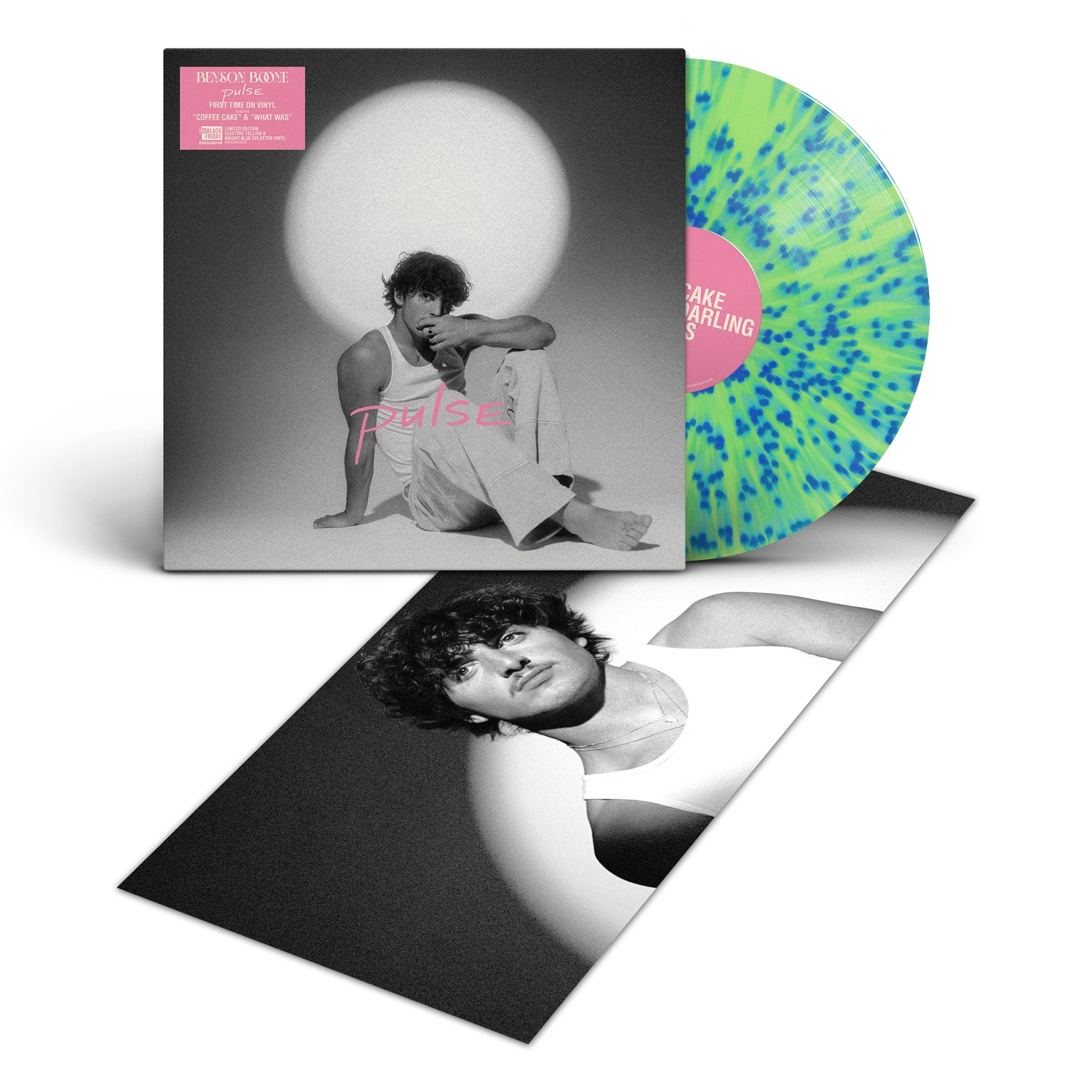 Benson Boone - Pulse - 12" Splatter Green 140g Vinyl w/ 12x24 insert  [RSD Black Friday 2025]