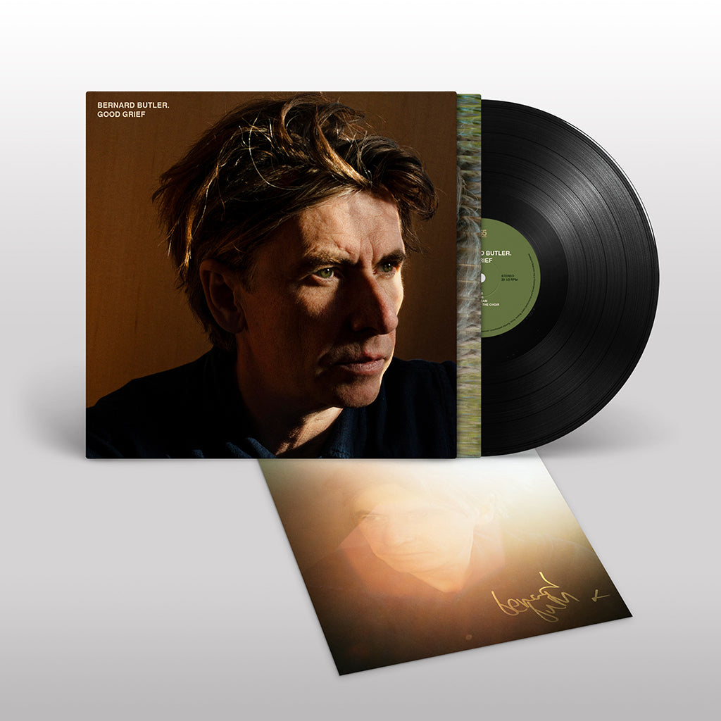 BERNARD BUTLER - Good Grief (with SIGNED Print) - LP - Black Vinyl