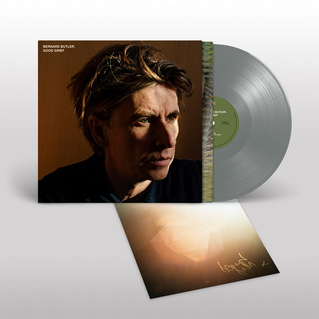 BERNARD BUTLER - Good Grief (with SIGNED Print) - LP - Silver Vinyl