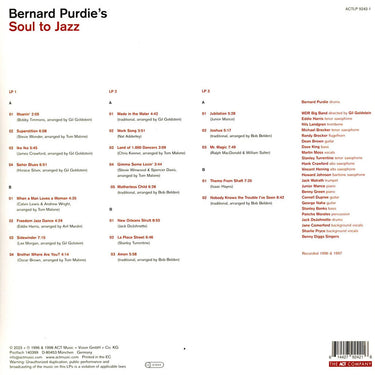 BERNARD PURDIE - Soul To Jazz (2023 Reissue) - 3LP - 180g Vinyl