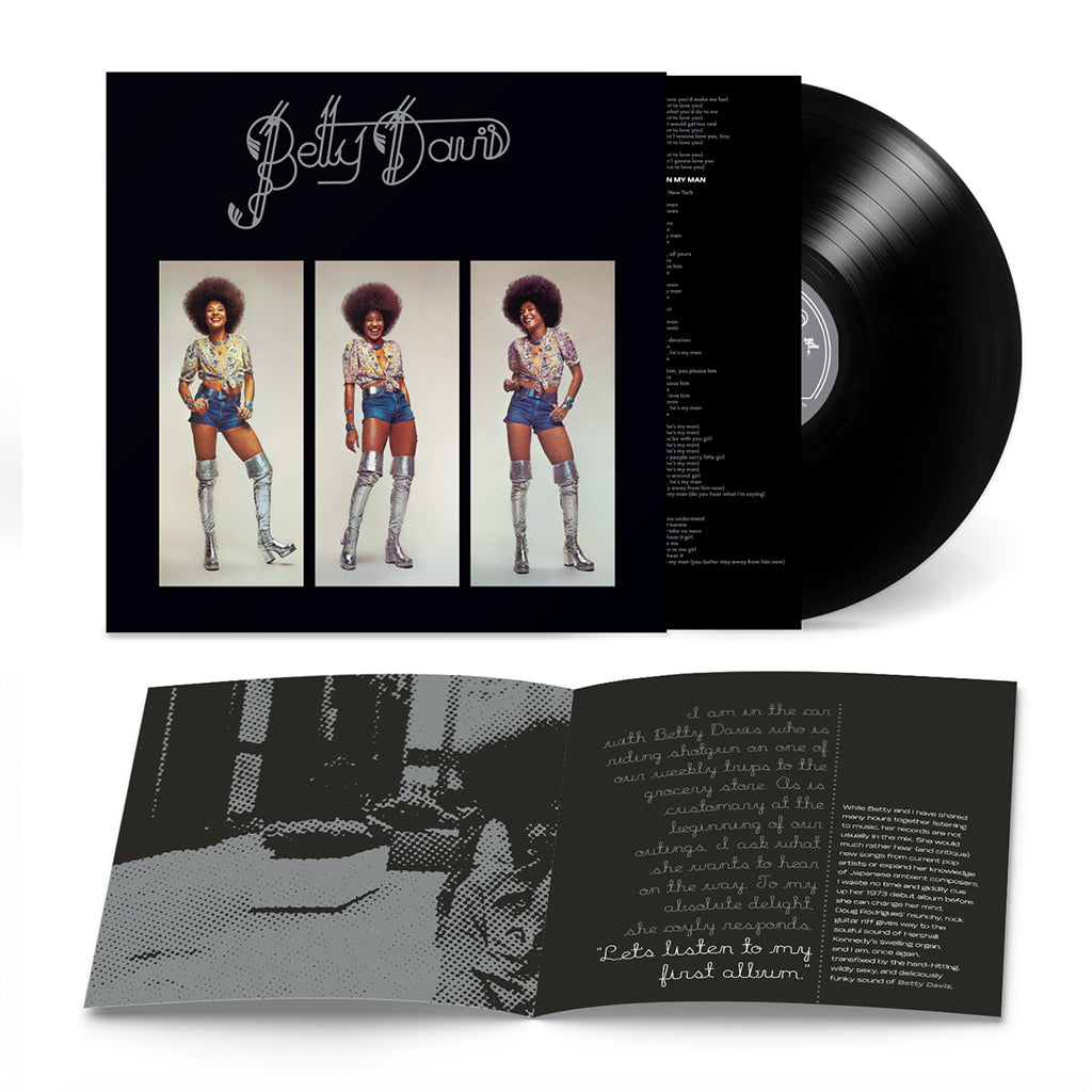 BETTY DAVIS - Betty Davis (2023 Expanded Reissue) - LP - Black Vinyl