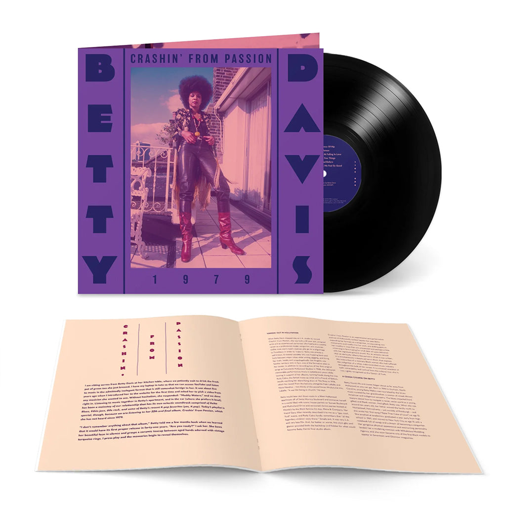 BETTY DAVIS - Crashin’ From Passion (LITA Reissue with Booklet) - LP - Gatefold Black Vinyl